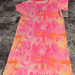 Jordan Kids Vibrant Pink and Orange dress